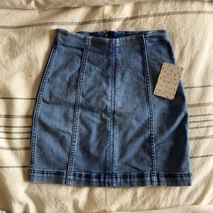 Free People Denim Skirt